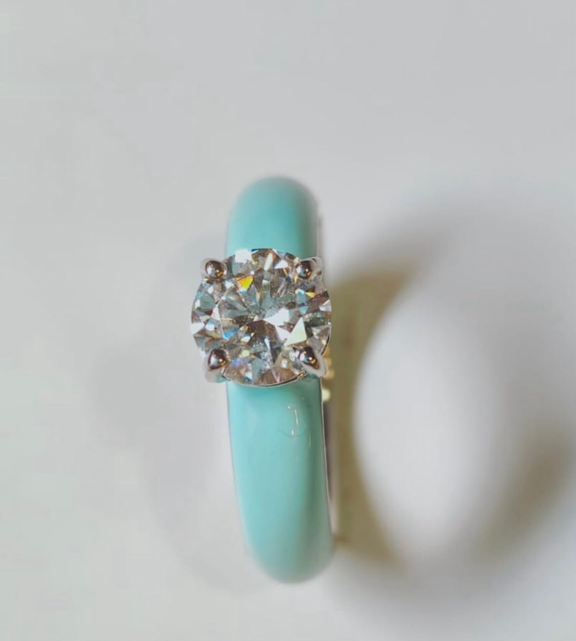 Fair Aqua, argento e smalto turchese